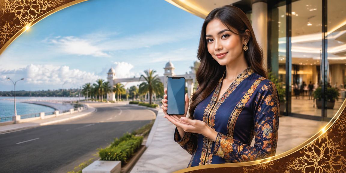 Proses deposit dalam talian dengan rekaan batik untuk pengguna 8200 di Kuantan